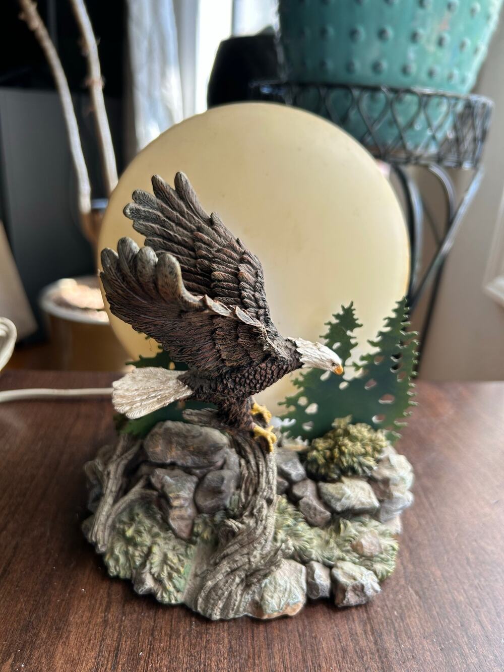 The Bradford Exchange Sea to Shining Sea America The Beautiful lamp cabin decor